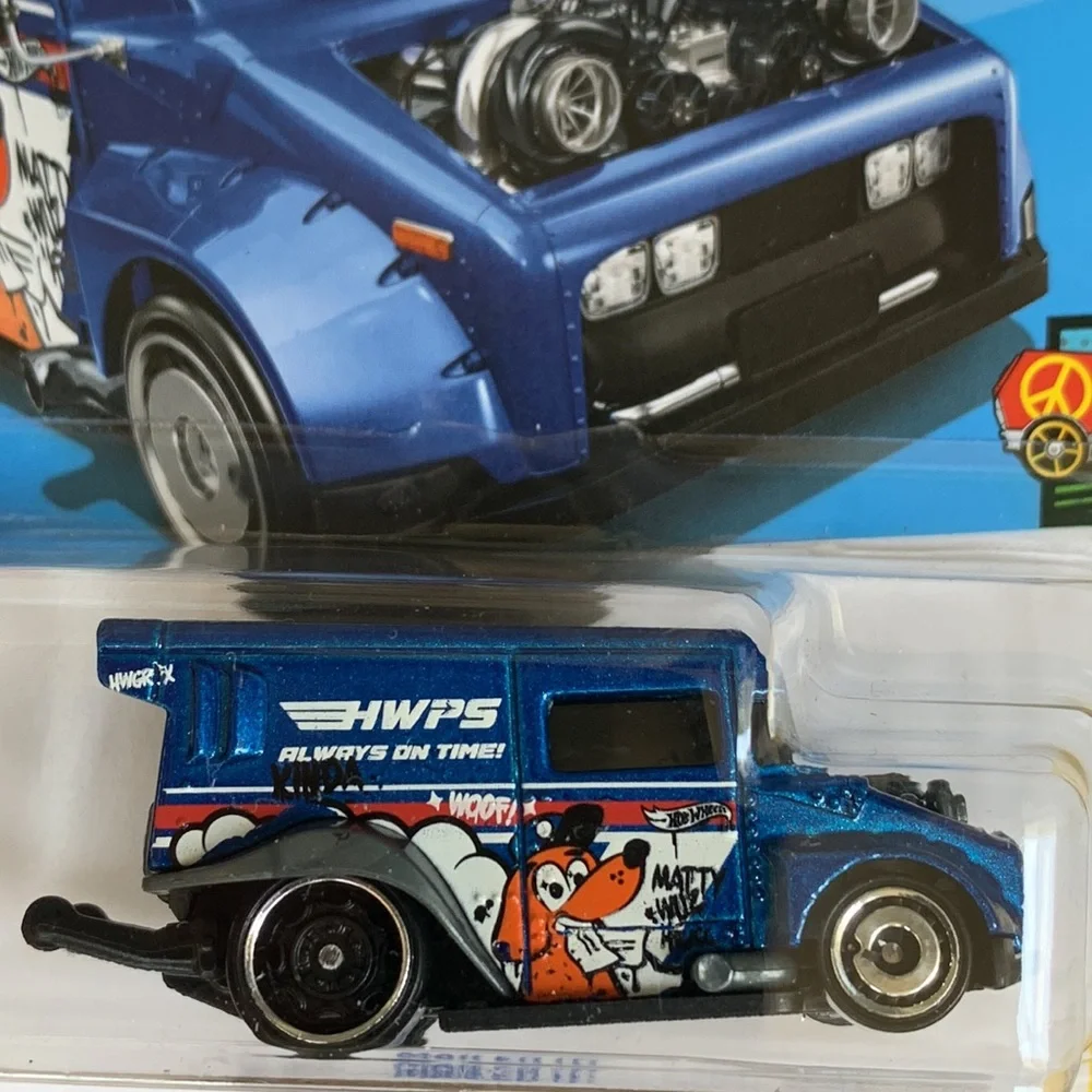 Hot Wheels Mailed It Van Art Car Hotwheels Mail Truck Lets Race Netflix New 2024